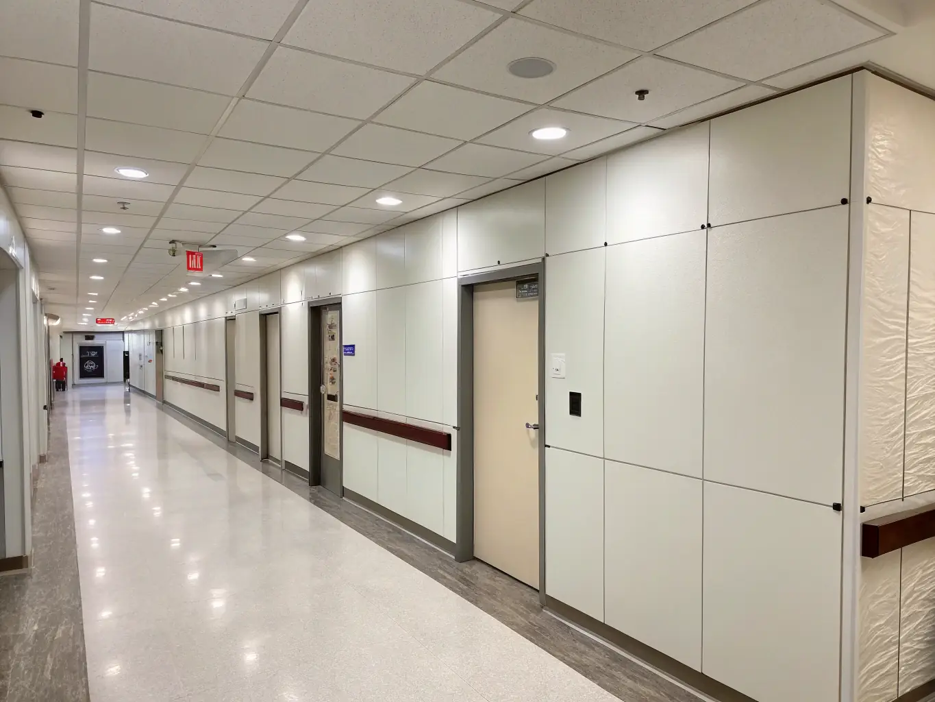 A state-of-the-art healthcare facility built with MagNXT MgO SIP panels, emphasizing its hygienic and mold-resistant properties. The image showcases a clean and modern interior, highlighting the benefits of MgO panels for healthcare environments.
